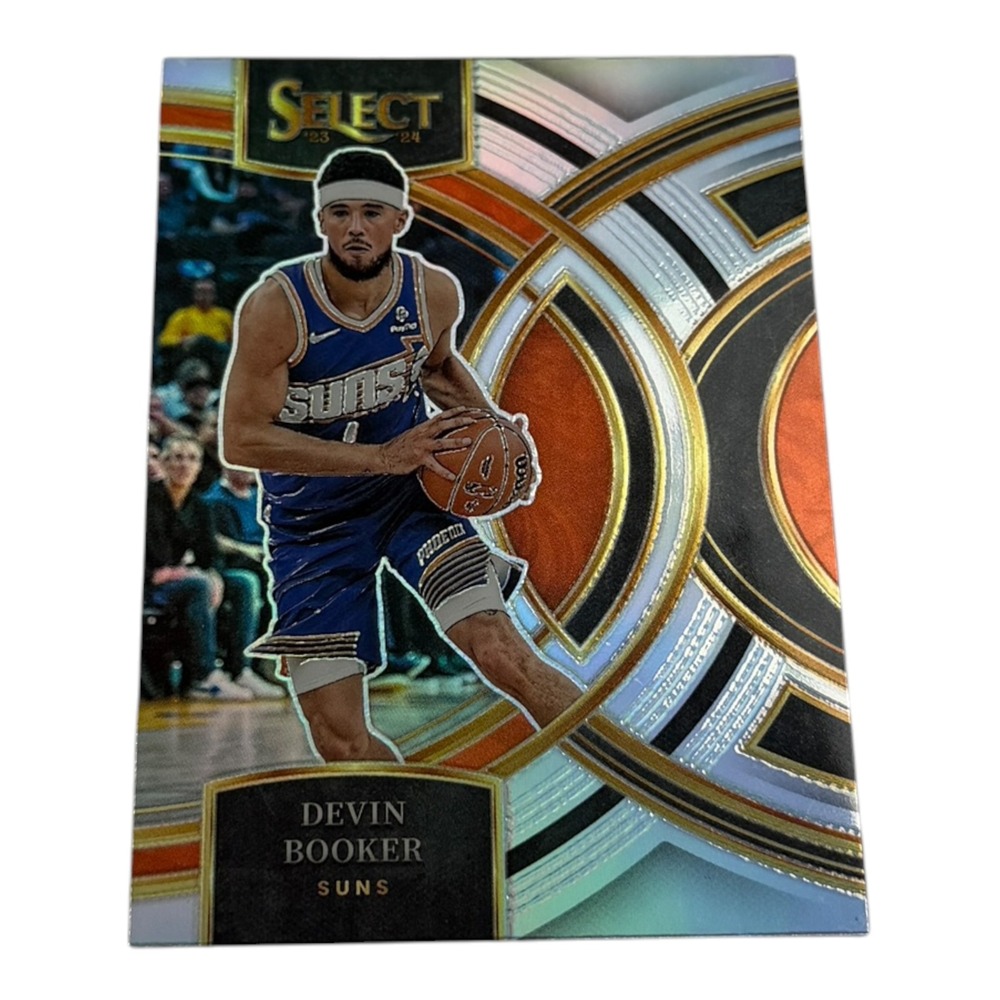 2023-24 Panini Select Devin Booker Phoenix Suns Premier Level Silver Prizm #143